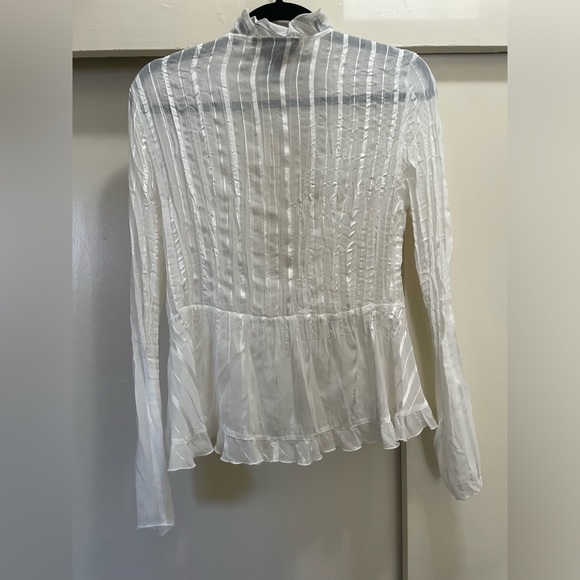 Vintage Dead Stock Dialoge Blouse Ruffles size S - Picture 6 of 6